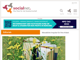 'socialnet.de' screenshot