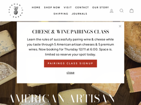 vaughancheese.com homepage screenshot