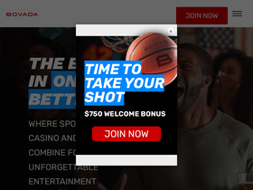 'bovada.com' screenshot