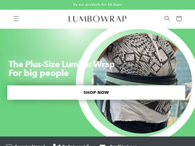 Lumbowrap homepage screenshot