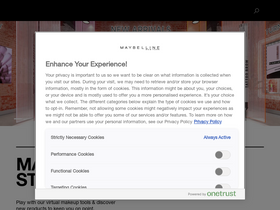 'maybelline.co.uk' screenshot