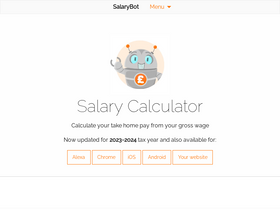 'salarybot.co.uk' screenshot