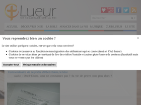 'lueur.org' screenshot
