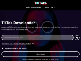 'tiktake.org' screenshot