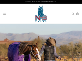 National Horse Blankets USA website screenshot