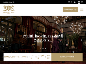 'perapalace.com' screenshot