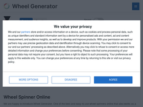 'wheelgenerator.com' screenshot