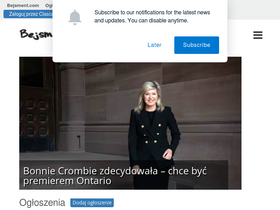 'bejsment.com' screenshot