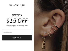 'maisonmiru.com' screenshot