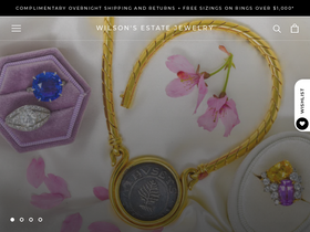 'wilsonsestatejewelry.com' screenshot