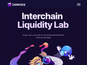 'osmosis.zone' screenshot