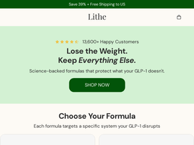 staylithe.com homepage screenshot