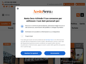 'aostasera.it' screenshot