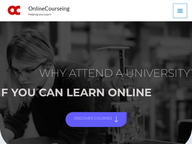 'onlinecourseing.com' screenshot