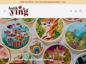 Batik Ying website screenshot