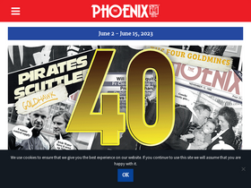 'thephoenix.ie' screenshot