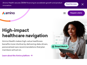 'amino.com' screenshot