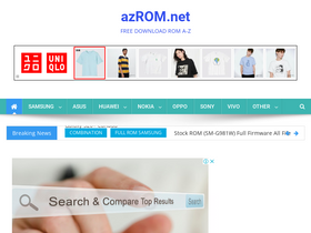 'azrom.net' screenshot