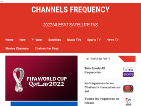 'satfrequence.com' screenshot