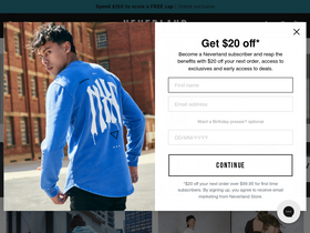 'neverlandstore.com.au' screenshot