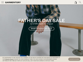 'garmentory.com' screenshot