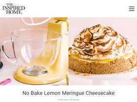 'theinspiredhome.com' screenshot
