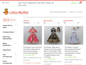 'littlemuffet.com' screenshot