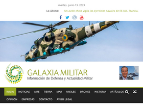 'galaxiamilitar.es' screenshot