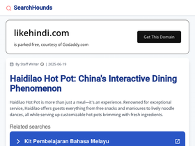 'likehindi.com' screenshot