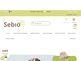 'sebio.be' screenshot