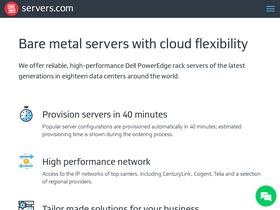 'servers.com' screenshot