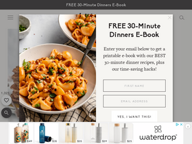 'ambitiouskitchen.com' screenshot