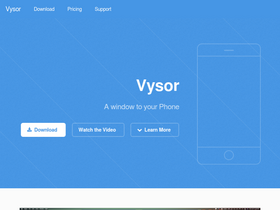 'vysor.io' screenshot