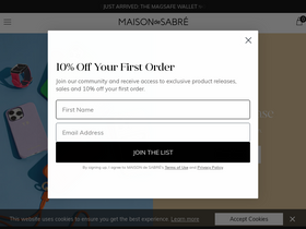 'maisondesabre.com' screenshot