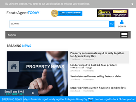 'estateagenttoday.co.uk' screenshot