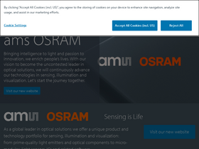 'ams.com' screenshot