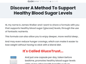 'getglucotrust.com' screenshot