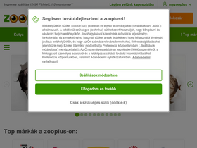 'zooplus.hu' screenshot