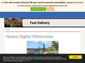 'farsondigitalwatercams.com' screenshot