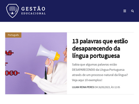 'gestaoeducacional.com.br' screenshot
