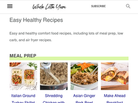 'wholelottayum.com' screenshot