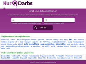 'kurdarbs.lv' screenshot