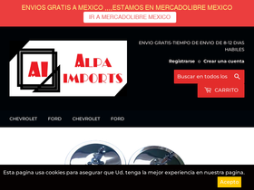 alpaimports.com homepage screenshot