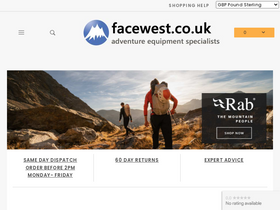 'facewest.co.uk' screenshot