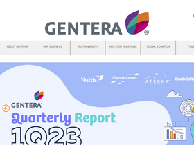 'gentera.com.mx' screenshot
