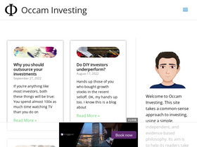 'occaminvesting.co.uk' screenshot