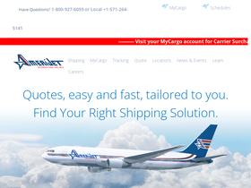 'amerijet.com' screenshot