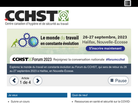'cchst.ca' screenshot
