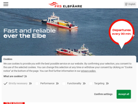 'frs-elbfaehre.de' screenshot