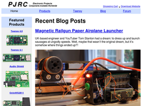 'pjrc.com' screenshot